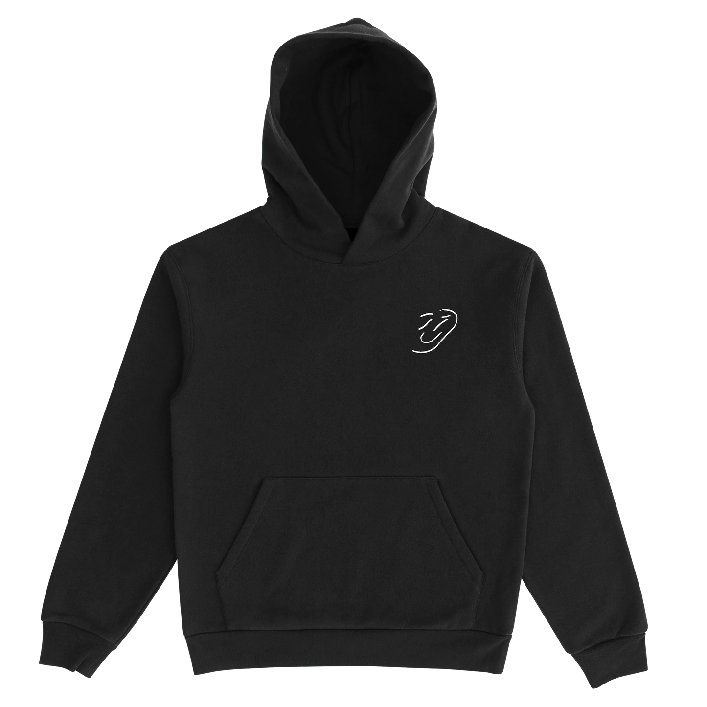 Front & Back Black Hoodie ROW